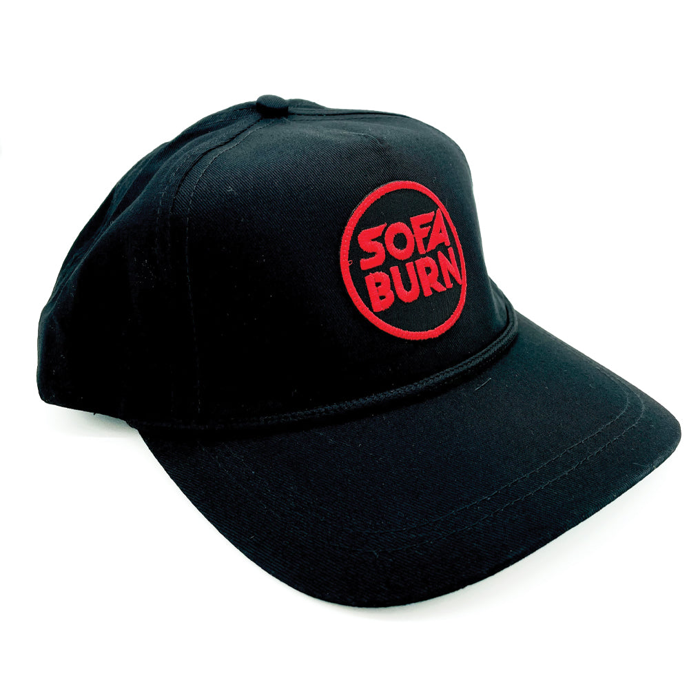 SofaBurn Red Logo Patch Hat