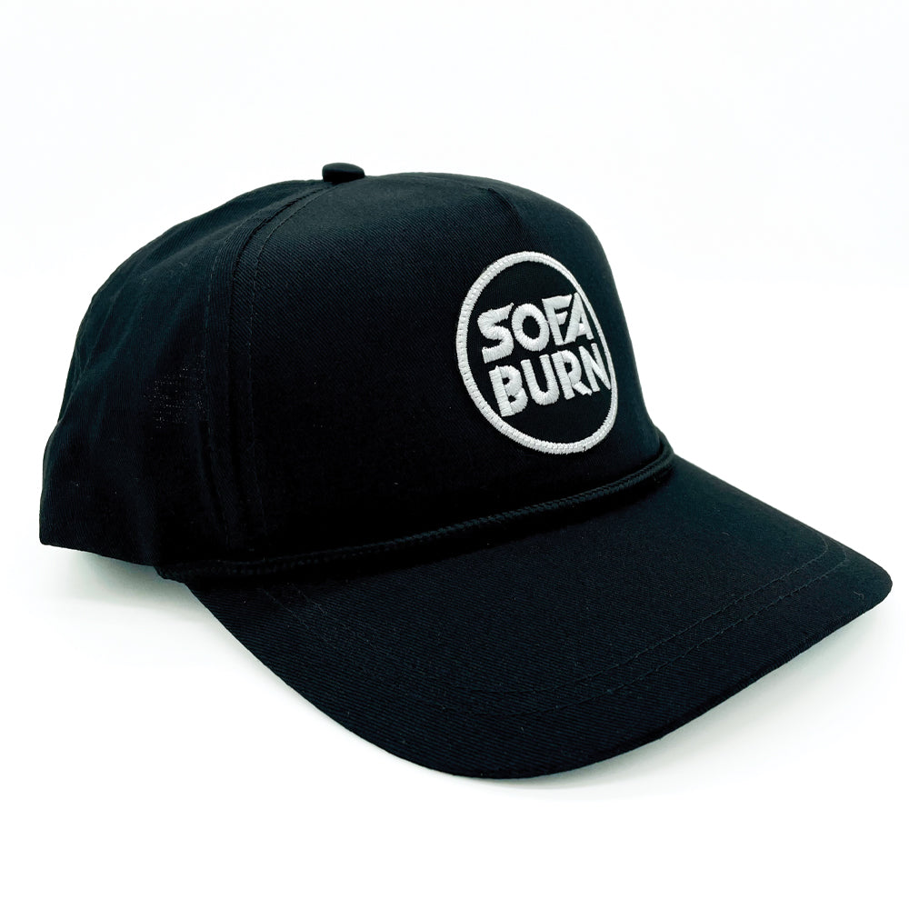 SofaBurn White Logo Patch Hat